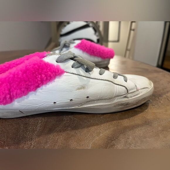 Golden Goose Superstar shearling sneakers size 8 - Picture 7 of 11